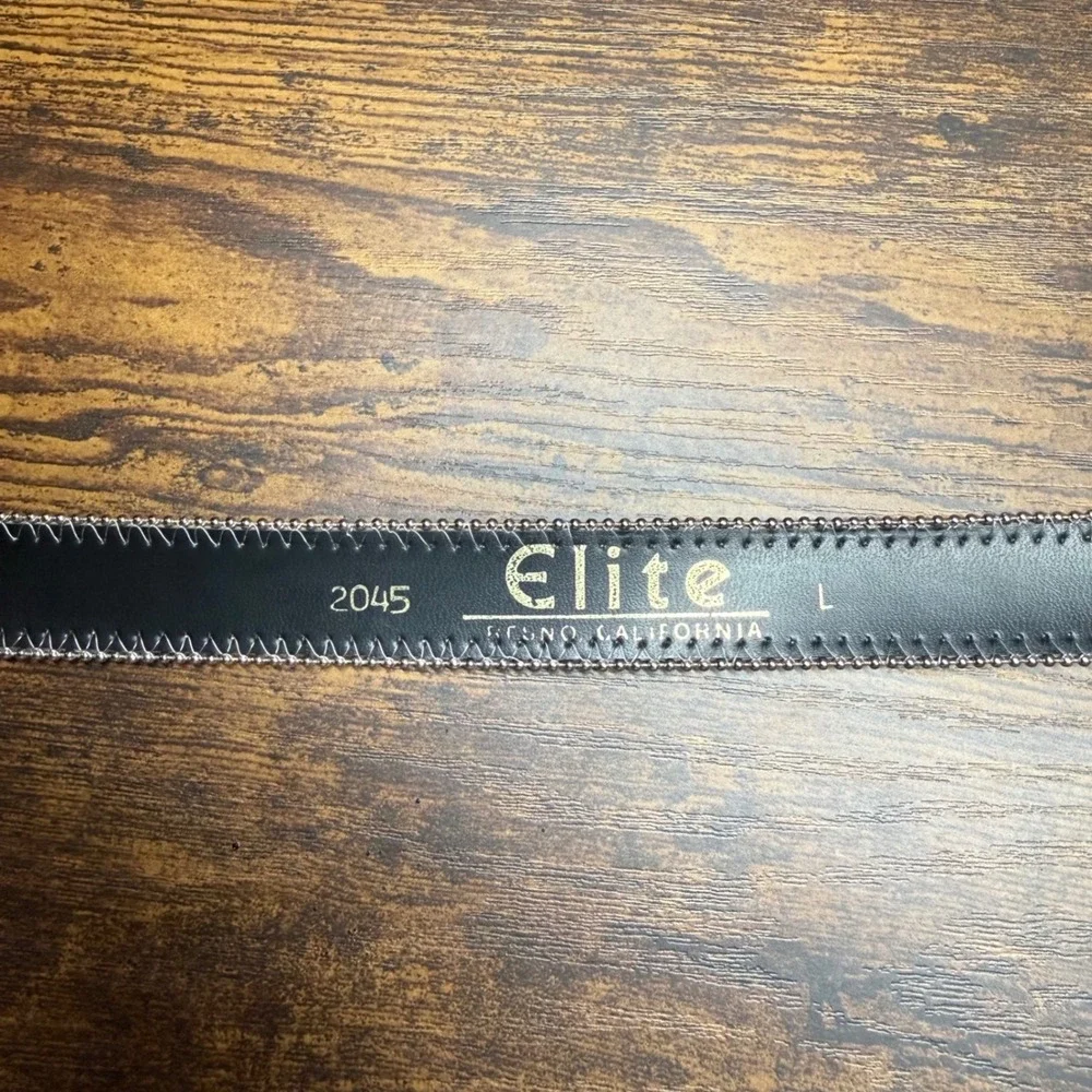 Elite Fresno California Southwestern Woven Patchwork Belt Size Large Western